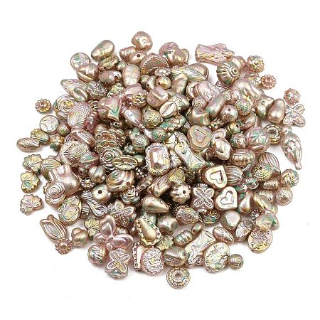 Antiqued Acrylic Beads AC-CBAAA05-01C-1