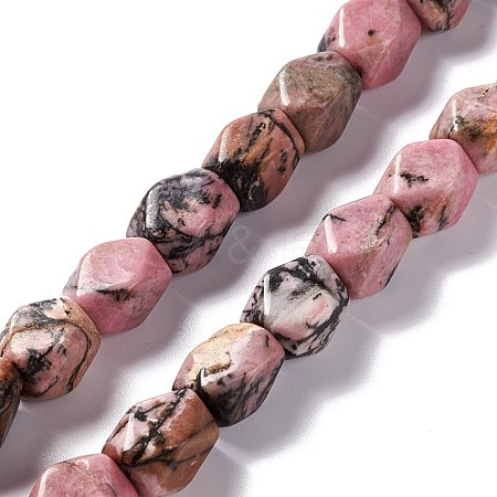 Natural Rhodonite Beads Strands G-L235B-13-1