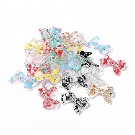 Transparent Acrylic Beads OACR-P011-01B-1