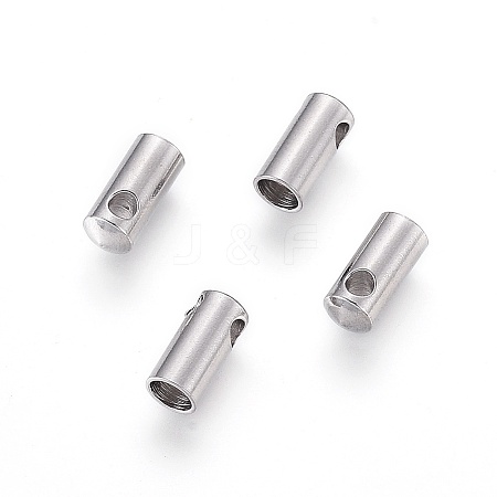 Tarnish Resistant 304 Stainless Steel Cord Ends LS-STAS-F232-01E-P-1