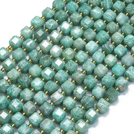 Natural Amazonite Beads Strands G-K389-A47-01-1