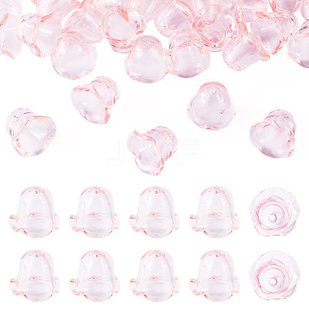 30Pcs Acrylic Bead Caps for Wind Chimes Making TACR-TA0001-69G-1