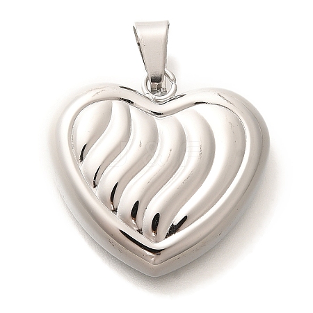 Anti-Tarnish 304 Stainless Steel Pendants STAS-U035-42P-1