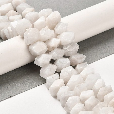 Natural Rainbow Moonstone Beads Strands G-N327-05-02-1