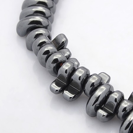 Electroplate Non-magnetic Synthetic Hematite Beads G-J228-02-1