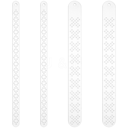 4Pcs Acrylic Belt Templates AJEW-WH0270-488A-1