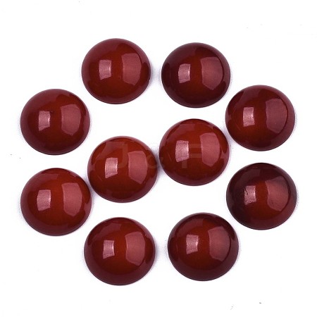 Synthetic Coral Cabochons CORA-R019-11mm-029-1