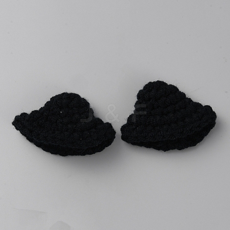 Handmade Wool Woven Hat Decoration AJEW-WH0083-01D-1