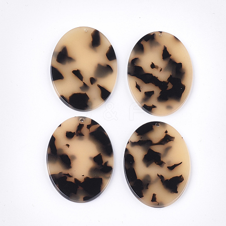 Cellulose Acetate(Resin) Pendants KY-T011-18C-01-1