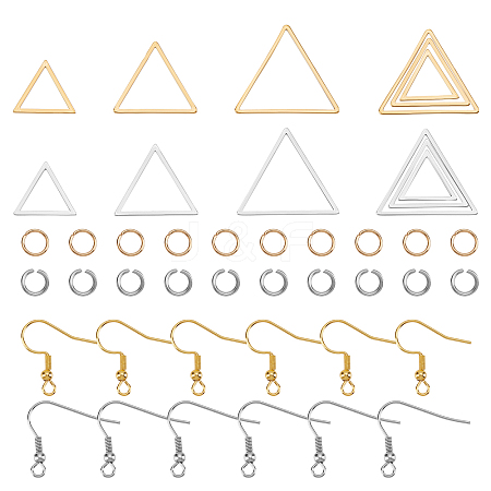 Geometric Charm Drop Earrings DIY Making Kit DIY-UN0002-98-1