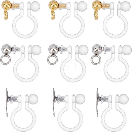 Unicraftale 304 Stainless Steel Clip-on Earring Component STAS-UN0014-69-1