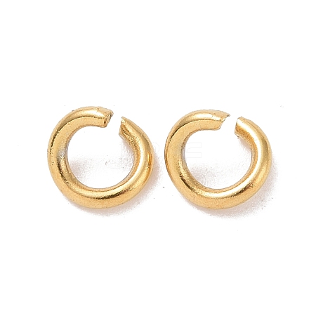 Ion Plating(IP) 304 Stainless Steel Open Jump Rings STAS-R091-01G-A-1