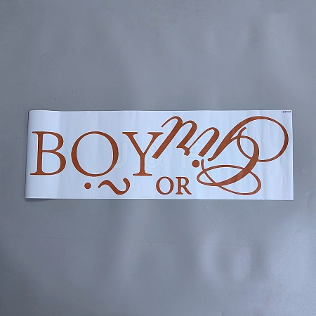 PVC Self-Adhesive Decorative Stickers STIC-WH20010-18-1