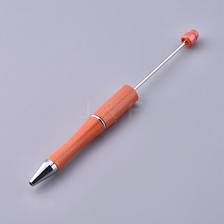 Plastic Beadable Pens AJEW-L082-A09-1