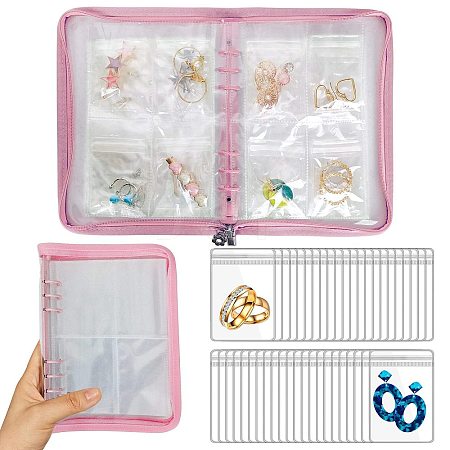 Transparent PVC Jewelry Organizer Storage Zipper Bags PW-WG2C04D-02-1