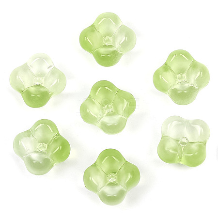 Handmade Lampwork Beads LAMP-WH0011-10O-1