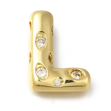 Brass with Cubic Zirconia Pendants KK-Q818-03L-G-1