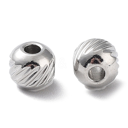 303 Stainless Steel Beads STAS-Q302-03B-P-1