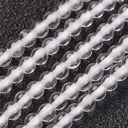 Natural Quartz Crystal Bead Strand G-G680-23-1
