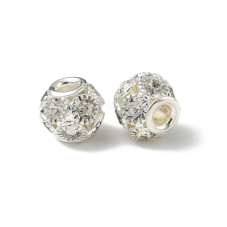 Brass Rhinestone Beads KK-A267-03B-01S-1