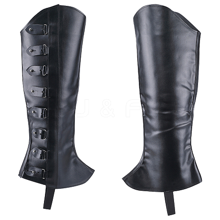 Imitation Leather Boot Cover AJEW-WH0258-941A-1