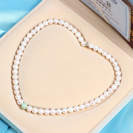 Natural Freshwater Pearl Beaded Necklaces for Women WGE4EAE-10-1