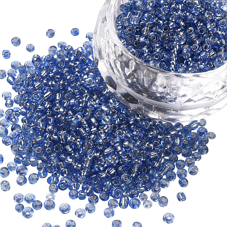 45G about 3000pcs Glass Seed Beads SEED-PA0001-29A-02-1