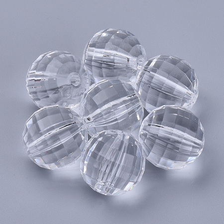 Transparent Acrylic Beads TACR-Q254-22mm-V01-1