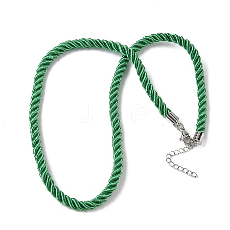 5MM Nylon Twisted Cord Necklace Making FIND-G096-01P-33-1
