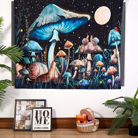 Black Light Aesthetic Mushroom Wall Tapestry JX152A-1