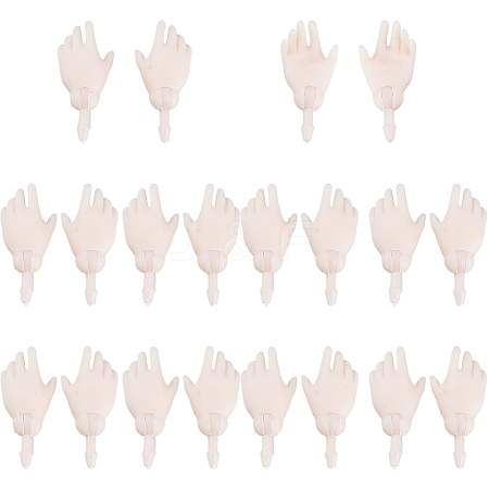 2 Sets Plastic Palm Model DIY-DC0004-35B-1