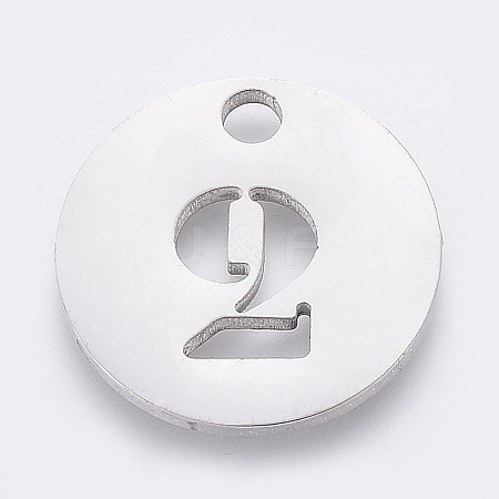 Non-Tarnish 304 Stainless Steel Pendants X-STAS-F233-02-P-1
