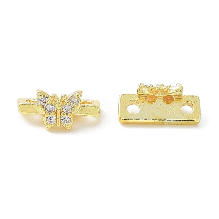 Rack Plating Brass Pave Cubic Zirconia Slide Charms KK-TAC0016-03G-02-1