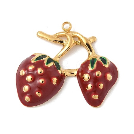 304 Stainless Steel Enamel Pendants STAS-U057-17G-02A-1