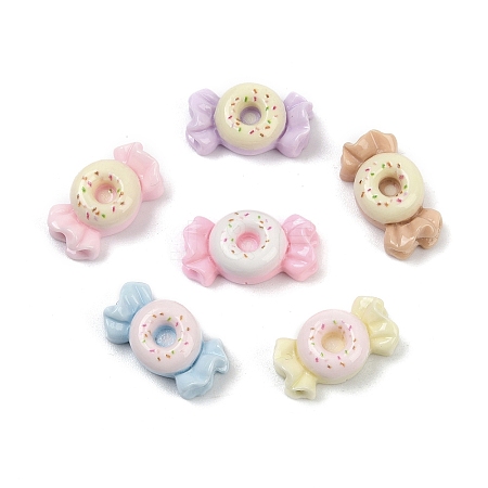Opaque Resin Cabochons RESI-K043-10E-1