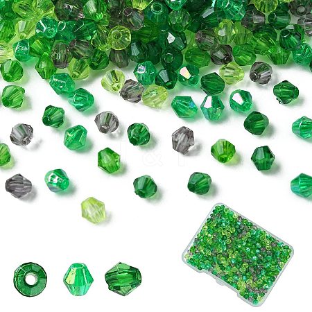 Transparent Acrylic Beads TACR-YW0002-05A-1