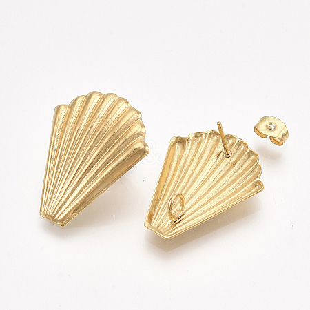 304 Stainless Steel Stud Earring Findings LS-X-STAS-T045-20G-1