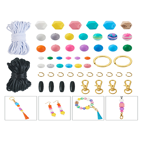 DIY Keychain Bracelet Making Kit DIY-TA0004-19-1