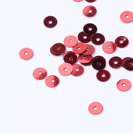 Ornament Accessories Plastic Paillette Beads X1-PVC-R014-4mm-03-1