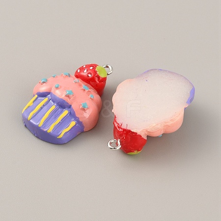 Opaque Resin Pendants RESI-TAC0002-72C-1