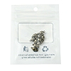 10Pcs Round Brass Magnetic Clasps with Loops KK-FS0001-34AB-6
