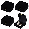 Flocking Earring Storage Boxes CON-WH0086-189-1