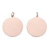 Ion Plating(IP) 304 Stainless Steel Pendants STAS-I311-06RG-1