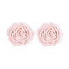 Flower Opaque Resin Cabochons CRES-T025-28C-01-1