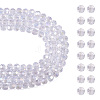 4 Strands Transparent Glass Beads EGLA-TA0001-80A-1