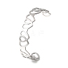304 Stainless Steel Cuff Bangles BJEW-S172-01P-2