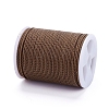 Round Waxed Polyester Cord YC-G006-01-1.0mm-03-3