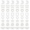 80Pcs 8 Styles Resin Imitation Pearl Cabochons RESI-TA0003-88-4