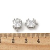 Brass Micro Pave Cubic Zirconia Pendents KK-R210-02P-3