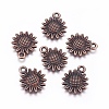 Tibetan Style Alloy Pendants A-PALLOY-WH0066-12R-1